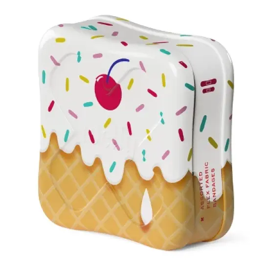 Welly Kid's Flex Fabric Bandages - Ice Cream - 48ct image {8}