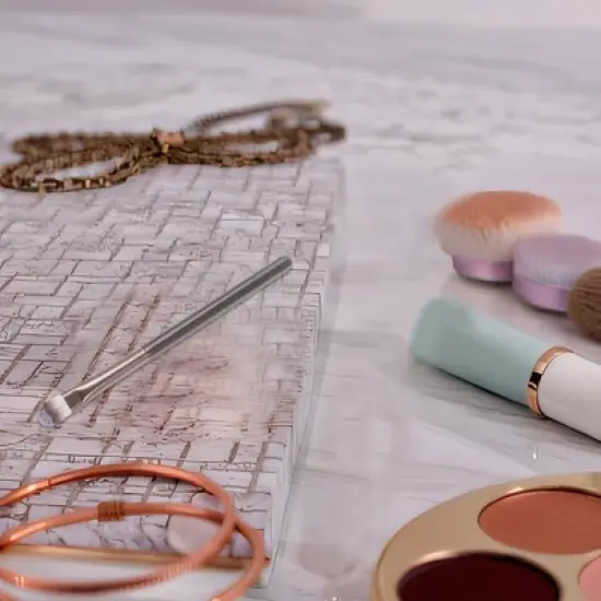 Unique Bargains Portable Concealer Brush Brown 1 Pc image {4}