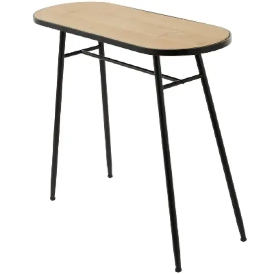 Industrial Metal Console Table Brown - Olivia & May image {5}