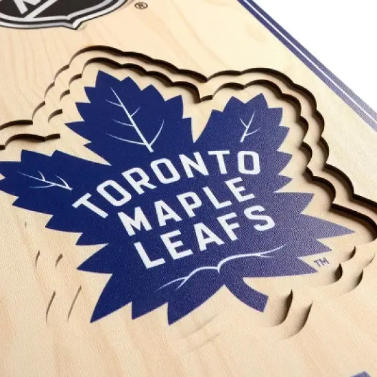 8" x 32" NHL Toronto Maple Leafs 3D Stadium Banner image {3}