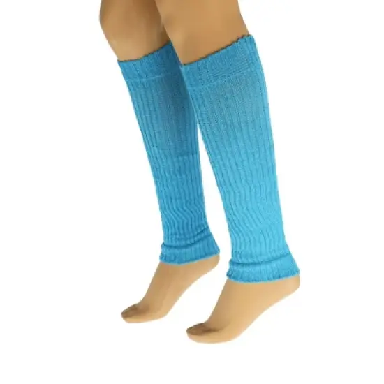 Retro-Inspired Cotton Leg Warmers for Women Soft, Stretchy, 20&rdquo; Long Knit Warmers 1 Pair image {7}