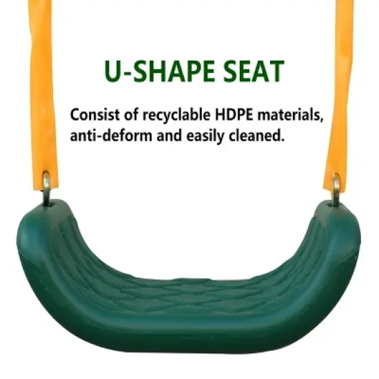 Dexmalle Metal Swing Set w/ Slide image {4}