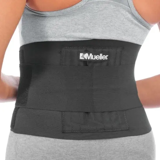 Mueller Adjustable Back Brace - Black image {2}