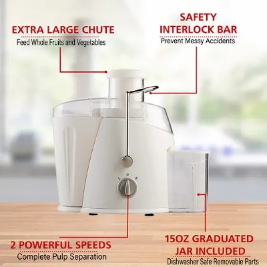 Brentwood Juice Extractor-White image {7}