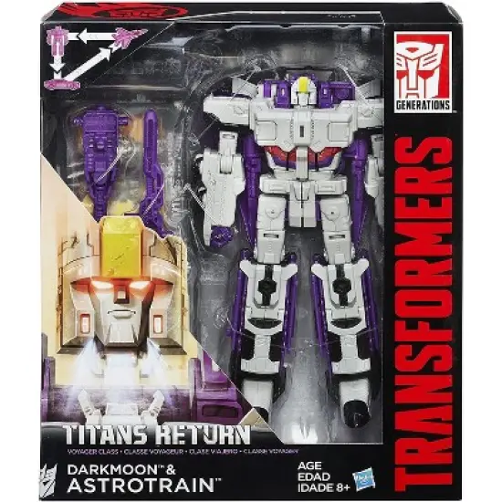 Astrotrain and Darkmoon Voyager Class  | Transformers Generations Titans Return Action figures image {4}