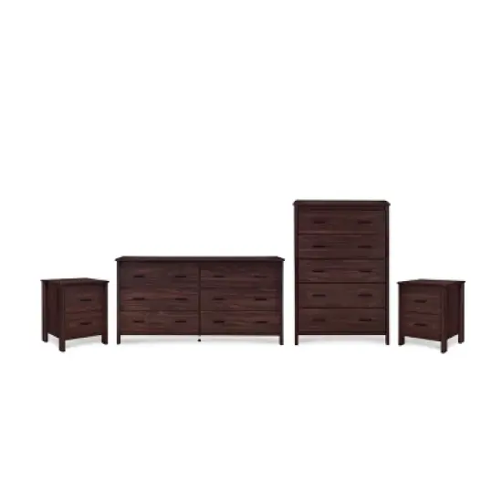 4pc Olimont Contemporary Dresser and Nightstand Set - Christopher Knight Home image {14}