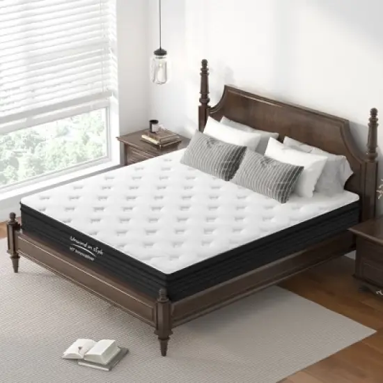 Dexmalle Queen Size 12 Inch Hybrid Mattress image {1}