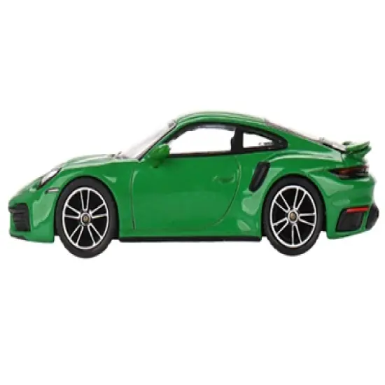 Porsche 911 Turbo S Python Green Limited Edition to 3000 pieces Worldwide 1/64 Diecast Model Car by True Scale Miniatures image {1}