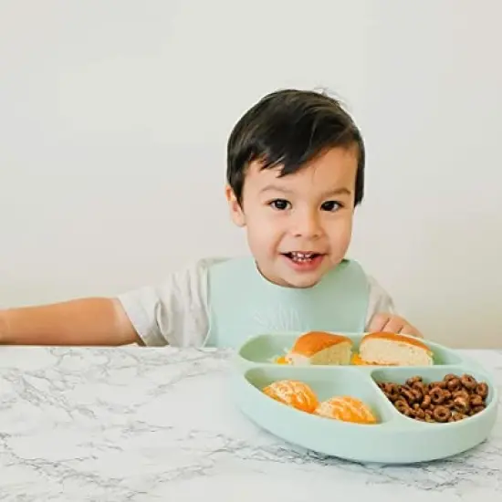 Simka Rose Silicone Suction Plate for Baby and Toddler image {1}