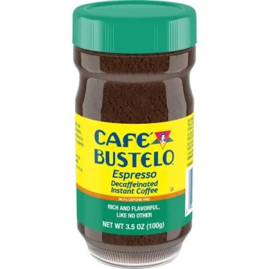 Caf&eacute; Bustelo Decaffeinated Espresso-Style Instant Coffee - 3.5oz image {5}