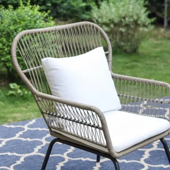 3pc Conversation Set with Cushions - Captiva Designs image {1}