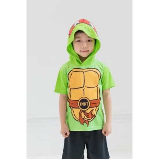 Teenage Mutant Ninja Turtles Raphael Graphic T-Shirt & Shorts Toddler to Big Kid image {3}