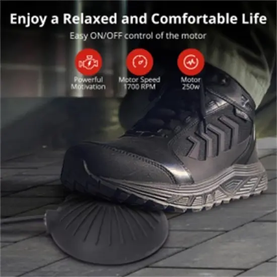 Acekool Electric Drain Cleaner Auger with Auto Feed, Pneumatic Foot Switch, 4 Interchangeable Cutters for 1" to 4" Pipes image {3}