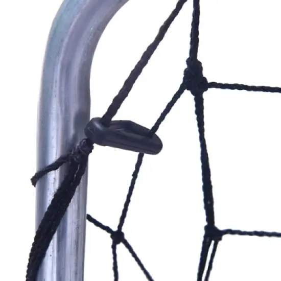 Whisen 16 ft. Trampoline with Basketball Hoop, Outdoor Trampolines w/Ladder and Safety Enclosure Net, Slide and Football Goal image {4}