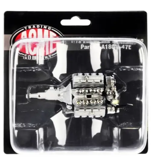 Injected Boss 9 429 Engine & Transmission Replica from "1969 Ford Mustang GT Street Fighter Bullet" 1/18 Scale Model by ACME image {2}