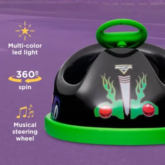 Monster Jam 6V RC Bumper Ride-On Car image {7}