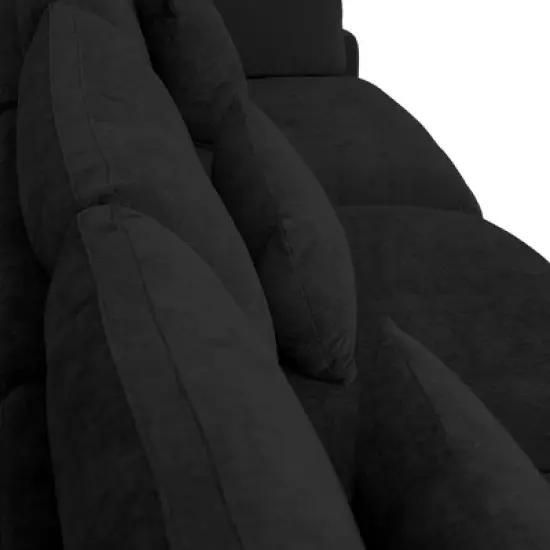 Modular Sectional Sofa with Ottoman,156" U Shaped Down Filled Cloud Couch,8 Seater Convertible Living Room Sets,Cover Washable and Replaceable image {7}