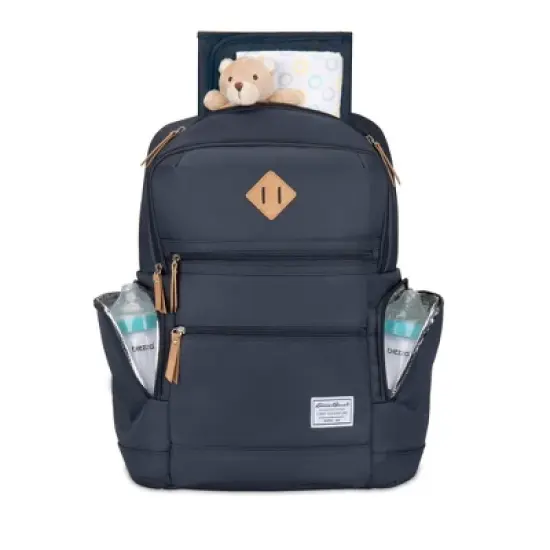 Eddie Bauer Highlands Peak Diaper Bag Backpack - Blue image {4}