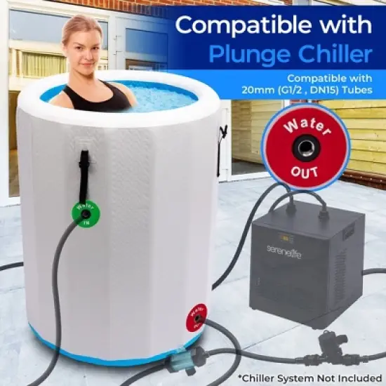 SereneLife Inflatable Cold Plunge Tub image {3}