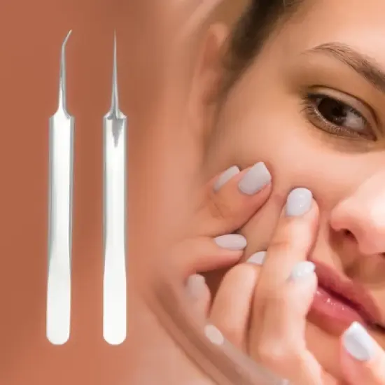 Unique Bargains Facial Pimple Extractor Tool Kit 1 Set image {3}