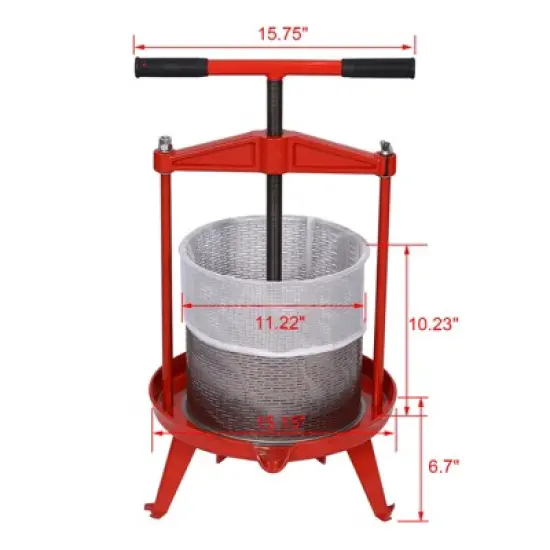 Dexmalle 100% Nature Apple&Grape&Berries Crusher Manual Juice Maker for Kitchen image {10}