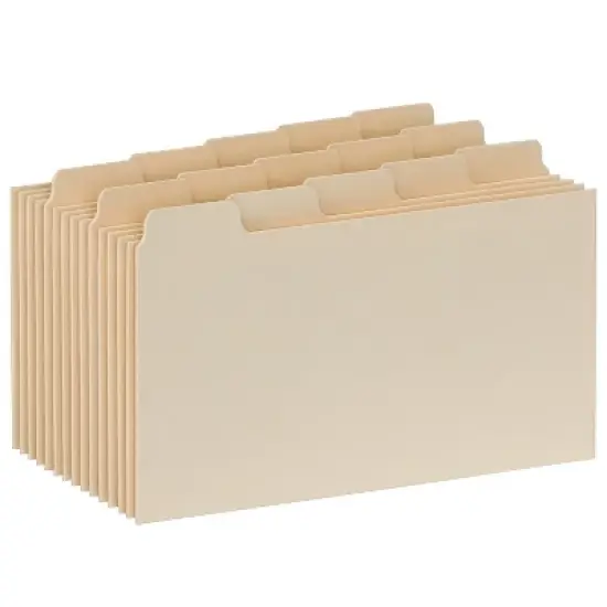 Oxford Index Card Dividers 3" x 5" Manila 100/Pack (40352) image {5}