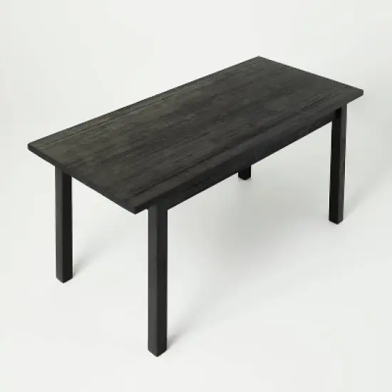 Wood Dining Table Black - Hearth & Hand&trade; with Magnolia image {3}