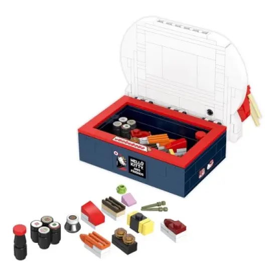 Brickcraft Sanrio Hello Kitty Bento Box 191 Piece Brick Building Set image {2}