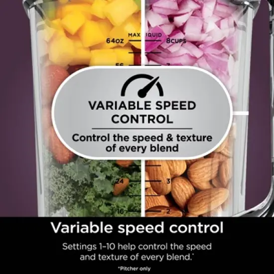 Ninja Detect Power Kitchen System Pro with BlendSense Technology - TB401: 1200W Blender & Food Processor, 72oz Capacity image {13}