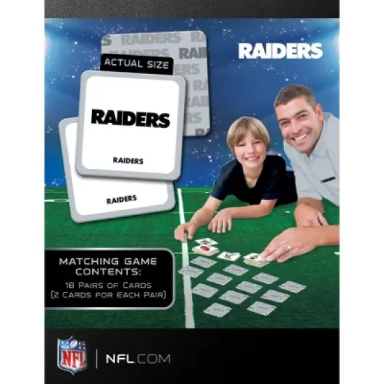 MasterPieces Officially Licensed NFL Las Vegas Raiders Matching Game for Kids and Families image {3}