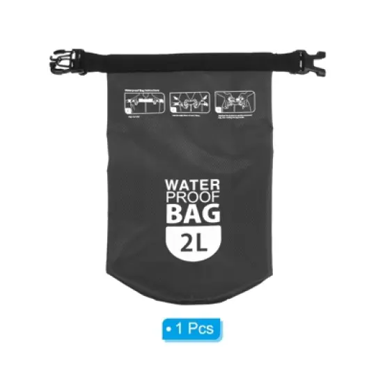 Unique Bargains Boating Kayaking Rafting Clear Window Floating Waterproof Dry Bag 2L image {2}
