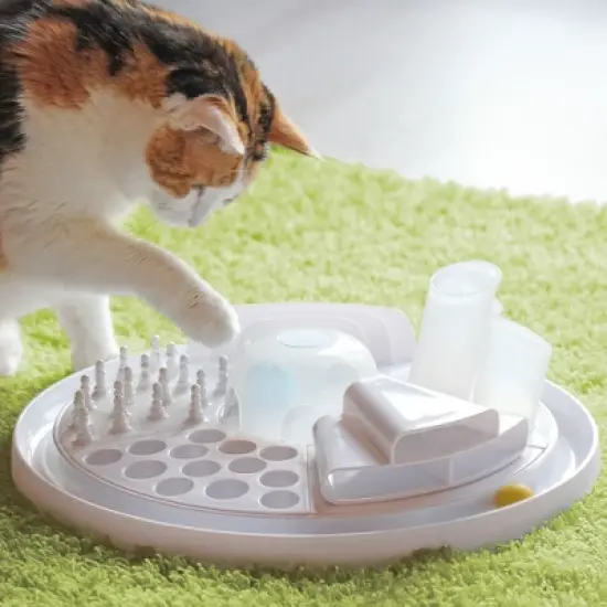 Bayer: Cat-Center - 7-in-1 Pet Activity Center, Cat Toy Game, Educate & Entertain Your Pet, Durable & Dishwasher Safe, Multi Play Toy image {3}