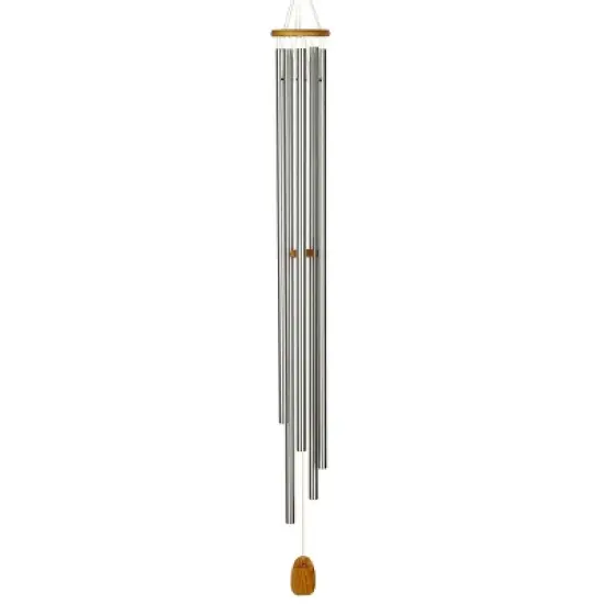 Woodstock Wind Chimes Signature Collection, Chimes of Westminster, 57''Silver Wind Chime WWS image {2}