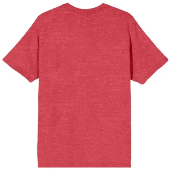 Runts Logo Crew Neck Short Sleeve Red Heather Women's T-shirt image {2}