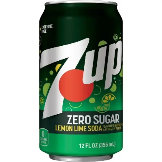 7UP Zero Sugar Lemon Lime Soda - 12pk/12 fl oz Cans image {8}