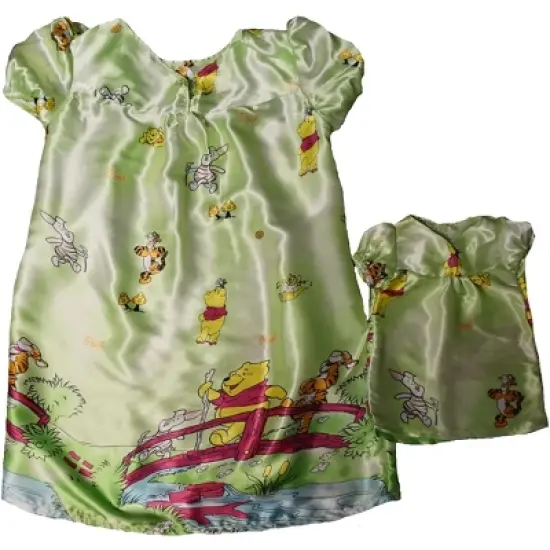 Doll Clothes Superstore Size 5 Pooh Gang Matching Girl And Doll Nightgowns image {1}