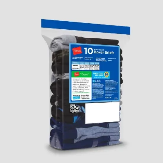 Hanes Boys' 10pk Camo Soft Comfort Boxer Briefs - Colors May Vary image {2}