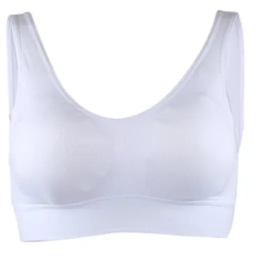 Allegra K Women Seamless Middle Impact Pocket Sport Bra image {9}