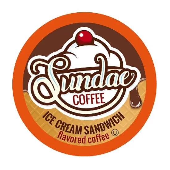 Sundae Ice Cream Flavored Coffee Pods, 2.0 Keurig, Ice Cream Sandwich, 48 Count image {11}