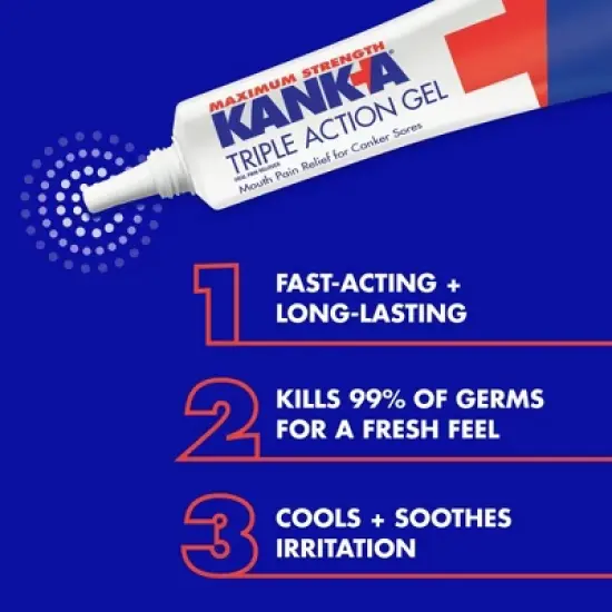 Kanka Triple Action Mouth Gel - 0.42oz image {2}