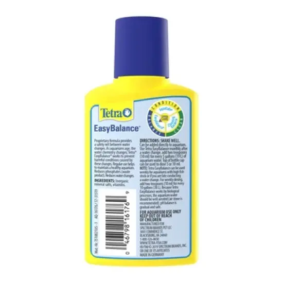 Tetra Easy Balance Regulates pH in Freshwater Aquariums Water Conditioners - 3.38 fl oz image {1}