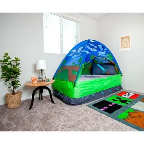 Ukonic Minecraft Indoor Bed Tent Pop-Up Fort image {5}