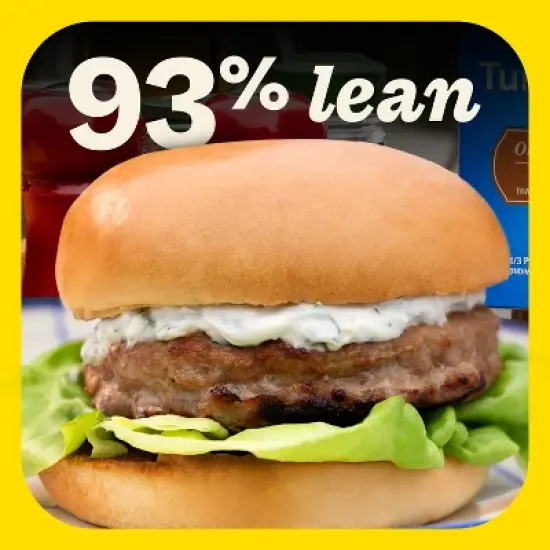 Butterball All White Turkey Burger Patties - Frozen - 24oz/6ct image {4}