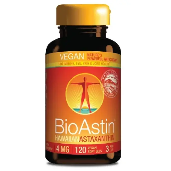 BioAstin Vegan Hawaiian Astaxanthin - Support Immune & Joint Health - Non-GMO & Farm-Direct - 4 mg, 120 Softgels image {6}