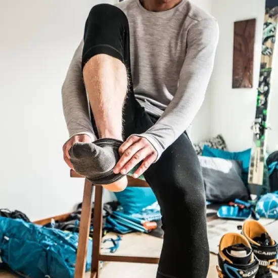 Minus33 Merino Wool Midweight - Tecumseh Men's 3/4 Bottom Woolverino Black L image {5}