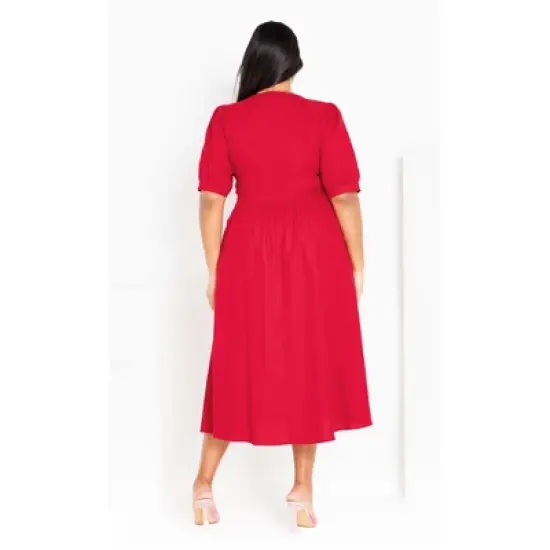 Women's Plus Size DRESS SUNSET STROLL | CITY CHIC image {1}
