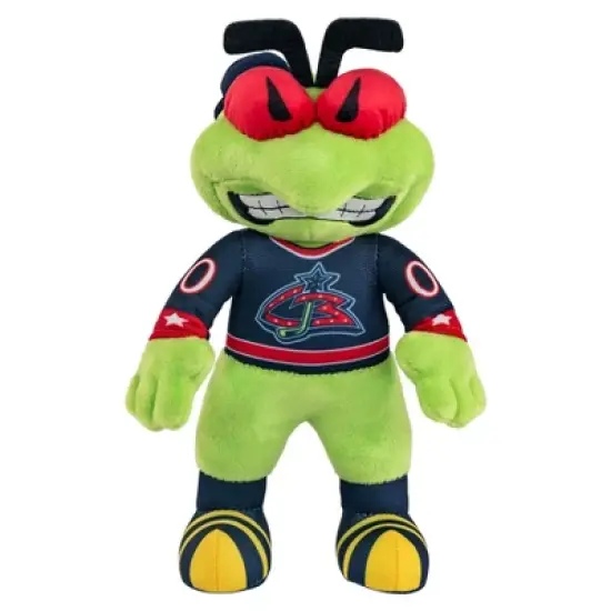 Bleacher Creatures Columbus Blue Jackets Stinger 10" Mascot Plush Figure (Throwback) image {6}