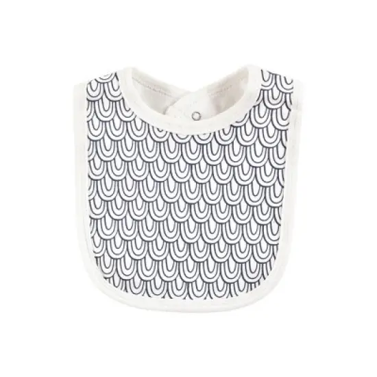 Touched by Nature Infant Boy Organic Cotton Bibs, Mystic Sea, One Size image {3}
