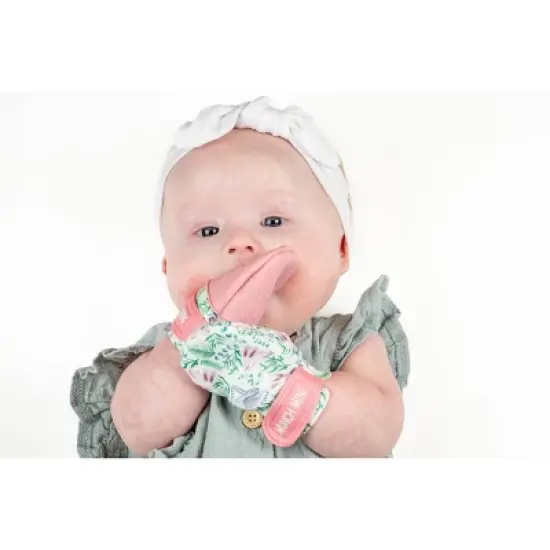 Malarkey Kids Munch Mitt Mini's Anti Scratch & Teething Mittens - 2pk image {2}