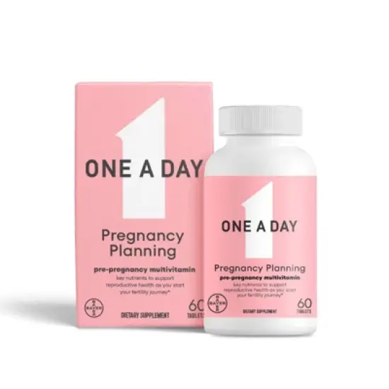 One A Day Pregnancy Planning Vitamin Tablet - 60ct image {10}